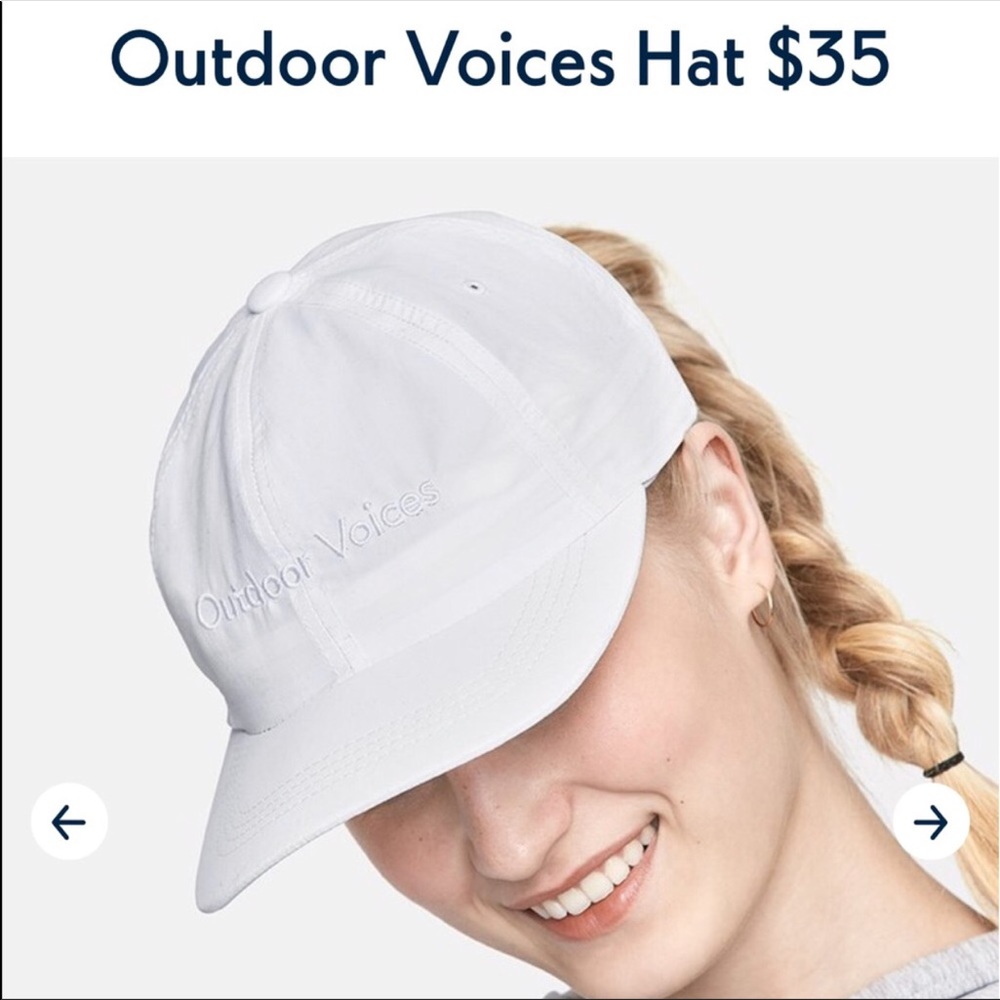 NWOT Outdoor Voices White Hat